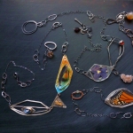 Taygete, "the golden hind" , Pleiades Necklace - Jessica deGruyter Found in ABQ -  Eclectic Artisans