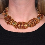 Buttoned necklace - Jacqueline Johnson -  Eclectic Artisans
