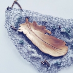 Feather in the Wind Necklace - Firecrafted Handmade Jewellery -  Eclectic Artisans