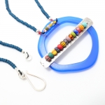 Blue Doughnut Necklace - Laurel  Nathanson -  Eclectic Artisans