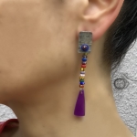 Multi-Color Dangle Earrings - Laurel  Nathanson -  Eclectic Artisans