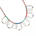 Silver Scalloped Necklace - Laurel  Nathanson -  Eclectic Artisans