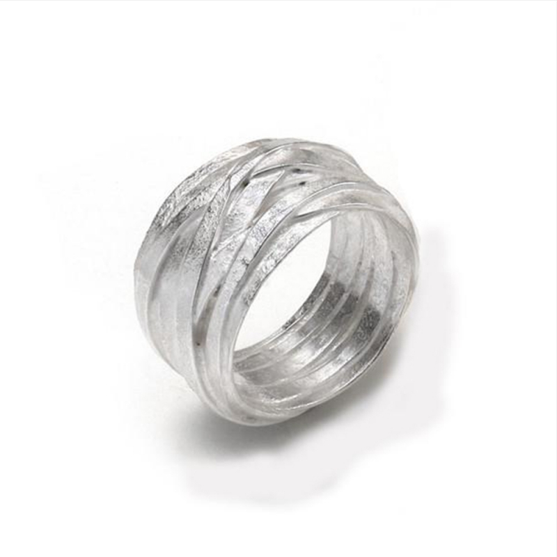 Silver Wrap Ring - Shimara Carlow -  Eclectic Artisans