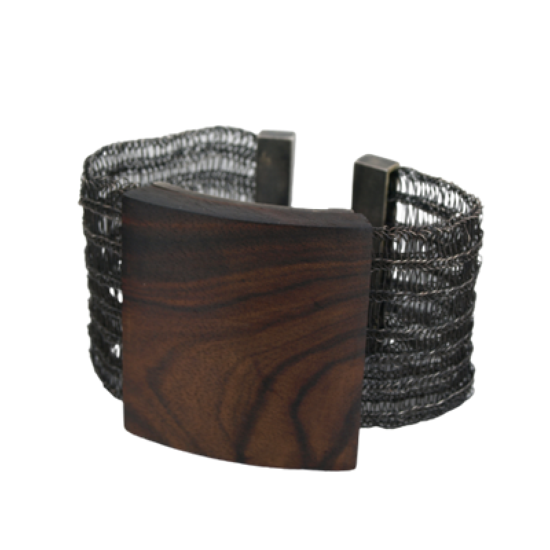Bracelet with Wood - Theresa Zellhuber -  Eclectic Artisans
