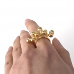 all-powerful Gold-plated Ring - Yuca Asami -  Eclectic Artisans