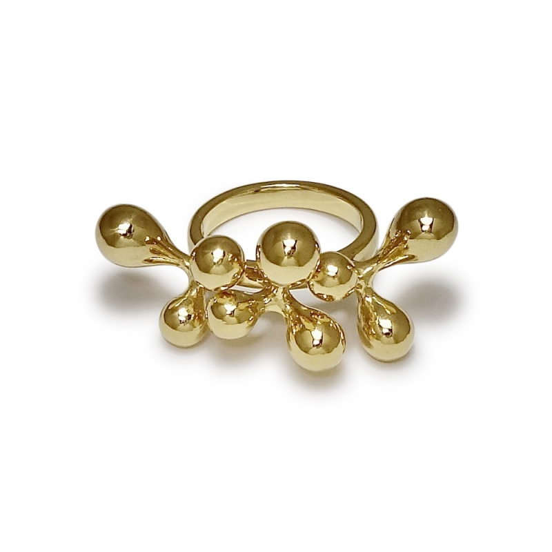 all-powerful Gold-plated Ring - Yuca Asami -  Eclectic Artisans