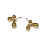 all-powerful Gold-plated Earrings - Yuca Asami -  Eclectic Artisans