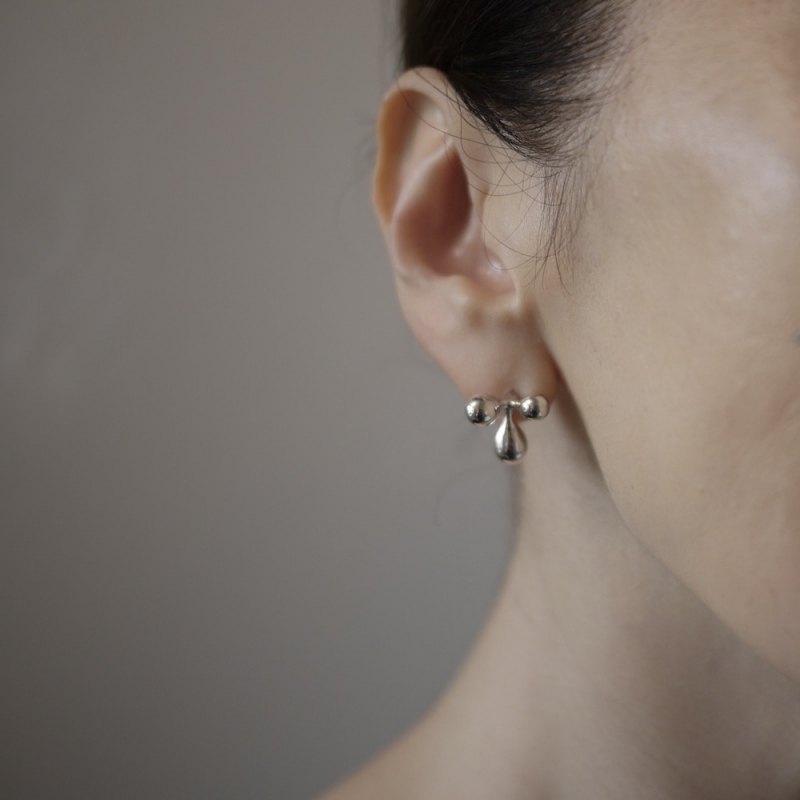 all-powerful Silver Earrings - Yuca Asami -  Eclectic Artisans