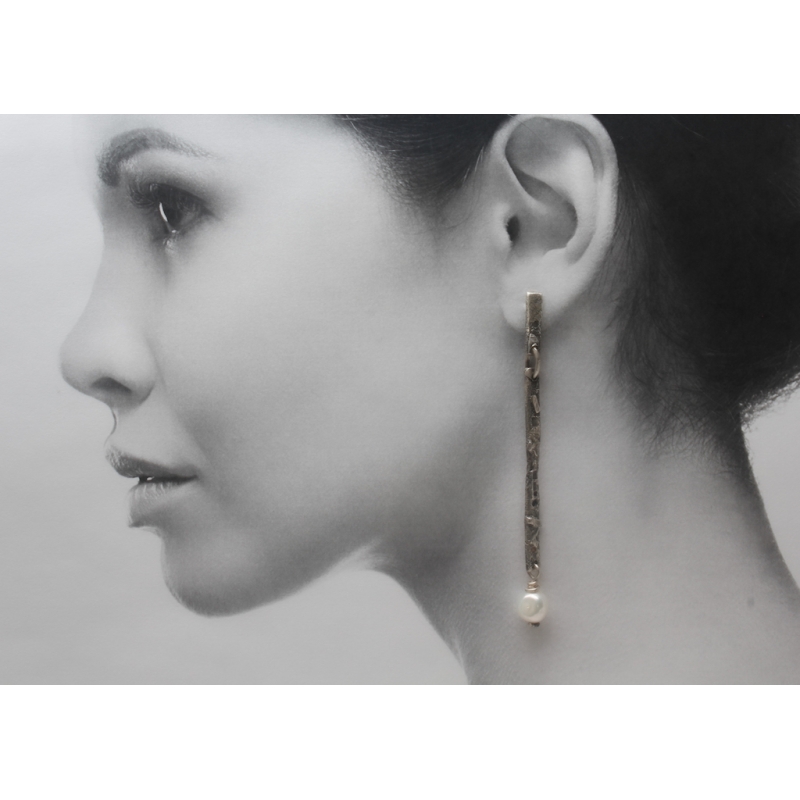 Sterling Silver Branch Earrings  - Sharon Blomgren -  Eclectic Artisans