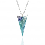 Enameled, Nordic Style Necklace - Northern Lights Collection - Berrin Design -  Eclectic Artisans